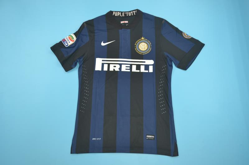 AAA Quality Inter milan 13/14 Home Zanetti Soccer Jersey